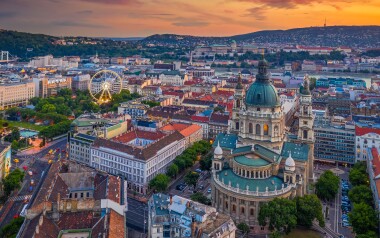 Hotel se nachází v centru Budapešti