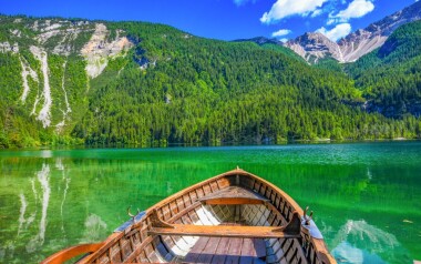 Národní park Adamello, Dolomity, Itálie, příroda, jezero