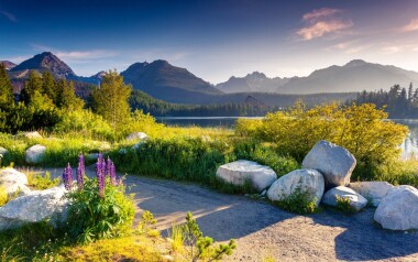 Štrbské pleso, turistika Vysoké Tatry, Slovensko
