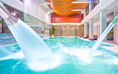 Bazén s tryskami, aquapark Hotel Klimek **** SPA Polsko