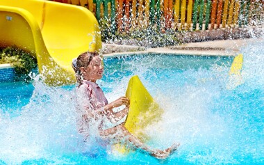 Aquapark Turčianske Teplice, bazén, tobogán, děti