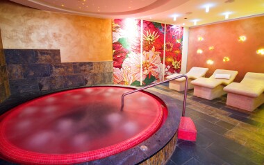 Odpočinete si ve vířivce a wellness zóně