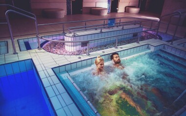 Termálne kúpalisko Bükfürdő budete mať na pár metrov