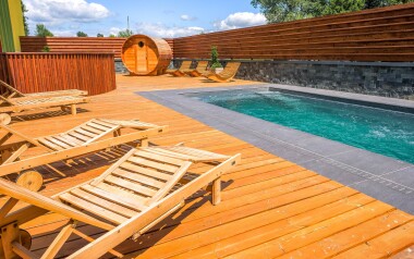 Venkovní bazén ve wellness Hotelu Lesana *** Vysoké Tatry
