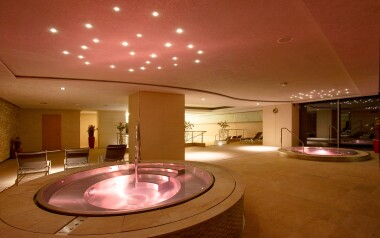 V hotelu je krásná relaxační zóna s vířivkou