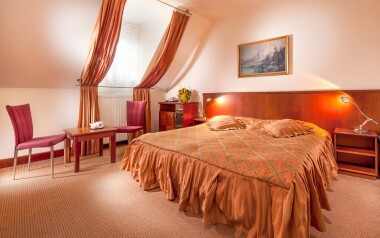Pokoj, Hotel Concertino - Zlatá Husa ****, Jindřichův Hradec