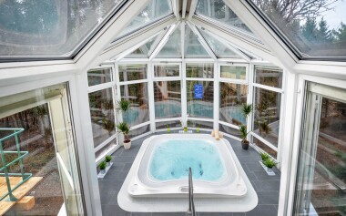 Wellness-részleg fürdővel, Panoráma Hotel Noszvaj ***
