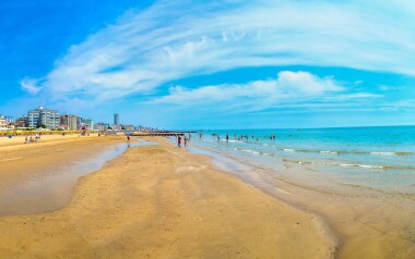 Lido di Jesolo, pláž, dovolená v Itálii