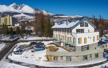 Apartmány Belveder leží přímo pod Lomnickým štítem