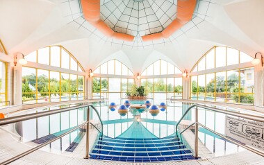 Luxusné kúpele Sárvár sú priamo prepojené s hotelom