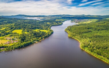 Vodní nádrž Lipno, Šumava