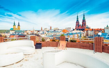 SkyLight - střešní pláž, Hotel Gwarna ****, Lehnice