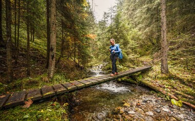 Turistika v horách, scenérie, Nízké Tatry, Slovensko