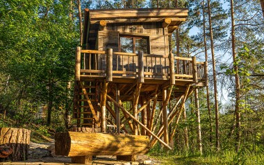 Stylový pobyt v Treehouse Sokolí u Třebíče