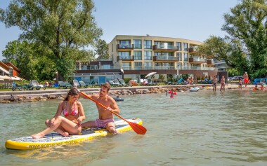 Hotel Azúr **** na brehu Balatonu, Maďarsko