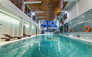 Bazén s tryskami, aquapark Hotel Klimek **** SPA Polsko