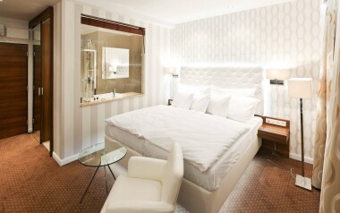 Superior szoba a Pytloun City Boutique Hotelben ****