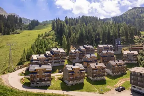 Horské chaty, Almresort Nassfeld Gartnerkofel, Hermagor, Rakúsko