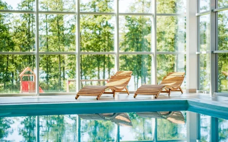 Vnitřní bazén v Hotelu Orsino **** Horní Planá, Lipno