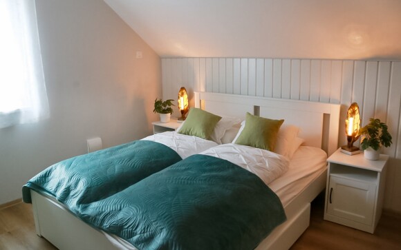 Spálňa, Apartmány Mi Casa, Mosonmagyaróvár, Maďarsko