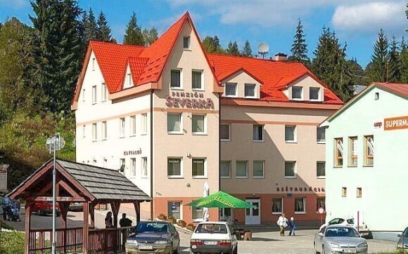 Penzion se nachází uprostřed krásné přírody
