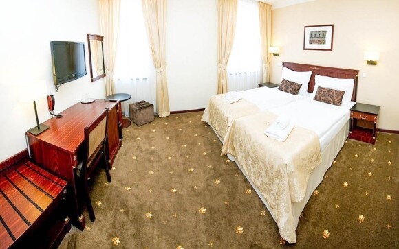 Pokoje hotelu uspokojí i ty nejnáročnější zákazníky