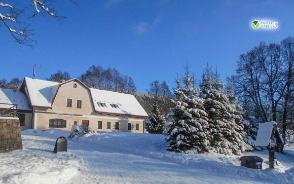 Hotel Vápenka leží v klidné a romantické části Krkonoš