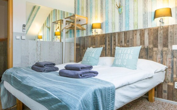 Pokoje hotelu jsou moderně zařízeny