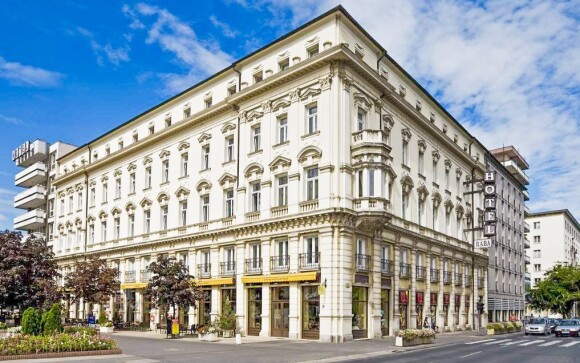 Luxusný hotel Rába nájdete v centre mesta Györ