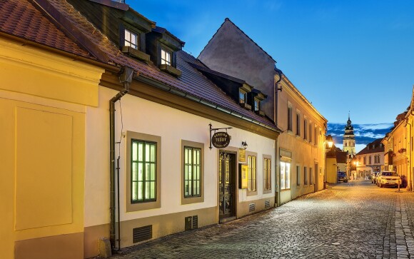 Penzión Teddy stojí v centre Českého Krumlova