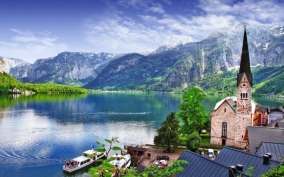 Městečko Hallstatt skýtá dechberoucí podívanou