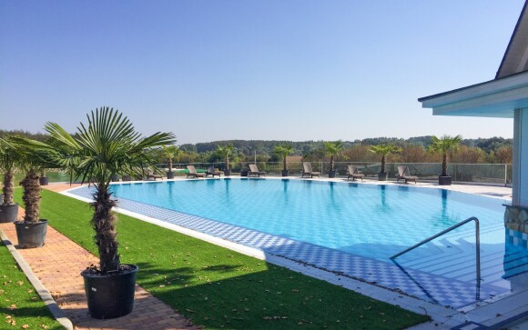 Wellness, vonkajší bazén, Borostyán Med Hotel, Maďarsko