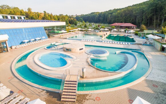Termál aquapark 10 medencével, Hotel Bioterme, Szlovénia