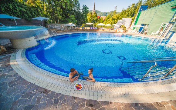 Venkovní bazény, Hotel Vila Higiea ****, Slovinsko