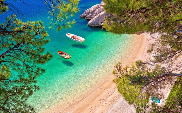 Gyönyörű a tenger Horvátországban