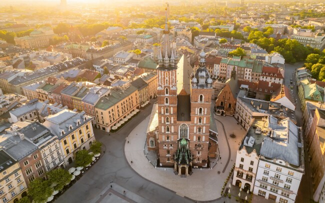 Krakov blízko centra u památek a atrakcí