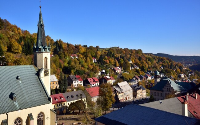 0% Krušné hory blízko lázní a turistických cílů:…