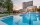 A szállodában több úszómedence is a vendégek rendelkezésére áll
