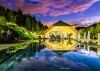 Nočný bazén, NaturHotel Snovik ****, Laze v Tuhinju, Savinjské Alpy, Slovinsko