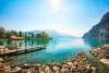Jezero s molem, Leonardo Hotel Lago di Garda – Wellness and Spa ****, Lazise (VR)