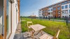Terasa se stolem, Residence - Apartamenty Sun & Snow Jastrzębia Góra, Jastrzębia Góra, Polsko