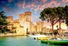 Történelmi vár, Hotel Du Parc ****, Sirmione, Olaszország