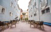 Vonkajšia terasa, Hotel Erzsébet ***, Hévíz, Balaton, Maďarsko
