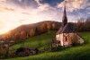 Templom a dombon, Hotel Kolmhof ****, Bad Kleinkirchheim, Ausztria