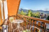 Balkón s výhľadom, Komplex Górski Pałacyk ***, Kościelisko, Poľské Tatry, Poľsko