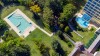 Letecký pohľad na bazén, Hunguest Hotel Helios Hévíz ****, Hévíz, Balaton, Maďarsko