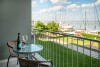 Balkón s výhľadom, Hotel Yacht Wellness & Business ****, Siófok, Maďarsko