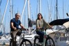 Cyklisti pri prístave, Hotel Yacht Wellness & Business ****, Siófok, Maďarsko