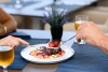 Dezert s ovocím, Hotel Yacht Wellness & Business ****, Siófok, Maďarsko