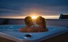 Prywatne jacuzzi o zachodzie słońca, Resort Lednice EisGrub ***, Lednice, Czechy